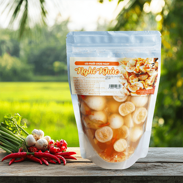 Cà muối chua ngọt Nghi Khúc