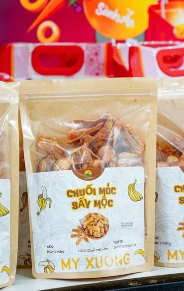 Chuối sấy mộc Tây Bắc 250g 3