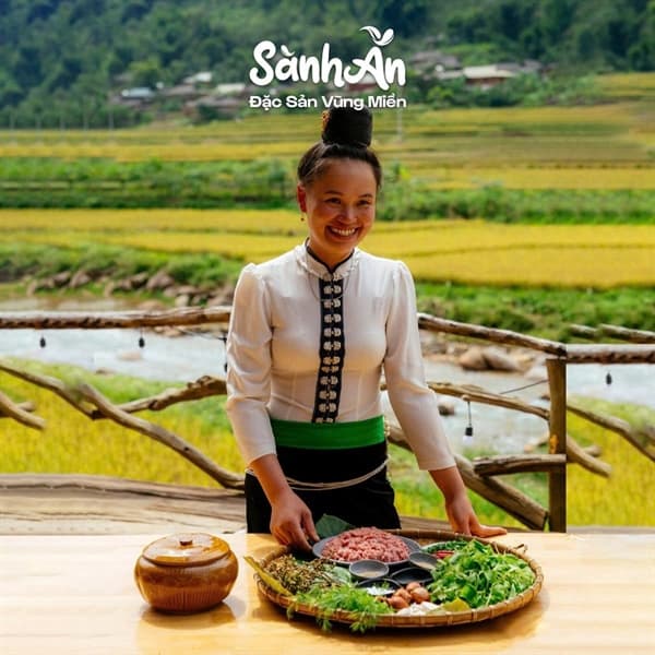 Thịt băm gói lá nướng 250g