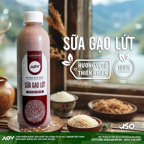 Sữa gạo lứt AOV