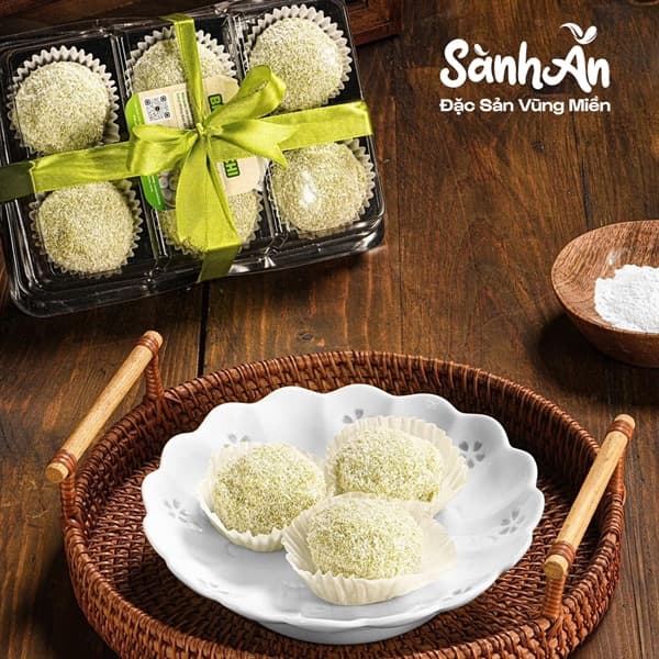 Bánh Mochi Cốm Mễ Trì