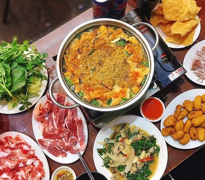 Lẩu cua đồng bà Bích 2