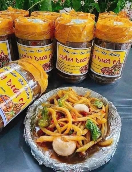 Mắm dưa cà Đà Nẵng