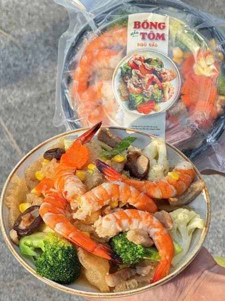 Canh tôm tươi bóng mọc 3