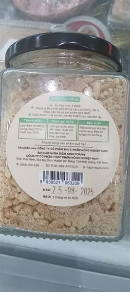 Muối lạc vừng vàng (lọ thủy tinh) 2