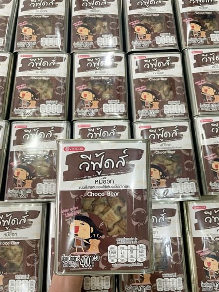 Bánh gấu nhân socola Vfoods 400g 3