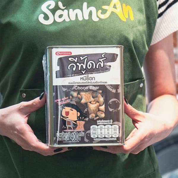 Bánh gấu nhân socola Vfoods 400g