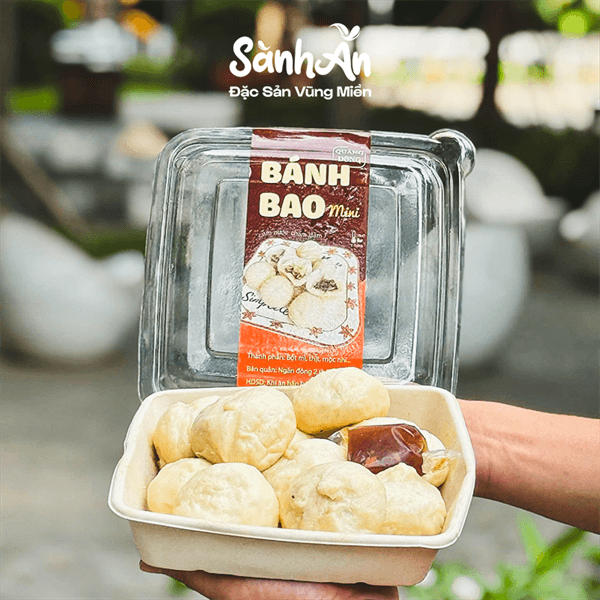 Bánh bao mini Quảng Đông