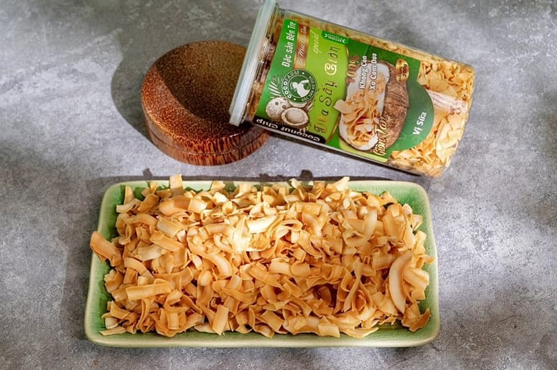Dừa sấy giòn vị sữa Bến Tre 4