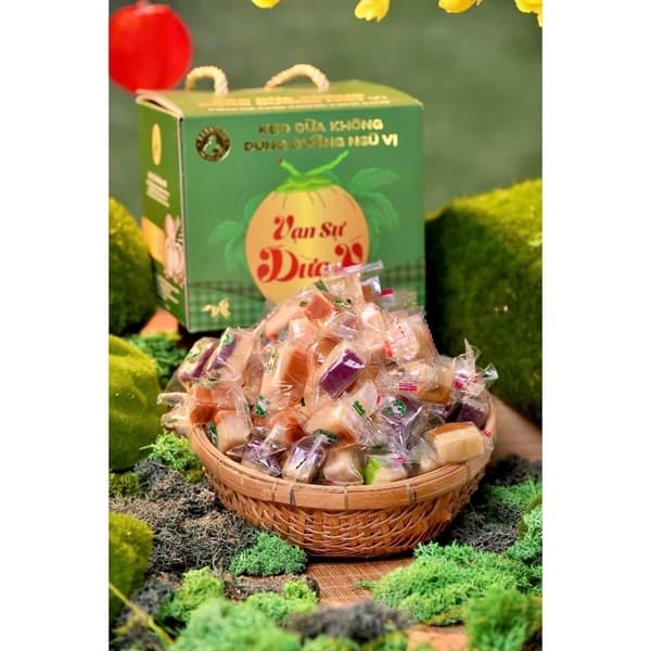 Kẹo dừa không đường ngũ vị (Hộp 1kg) 4