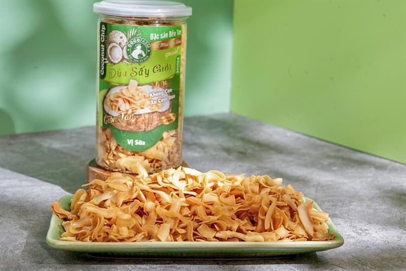 Dừa sấy giòn vị sữa Bến Tre 3