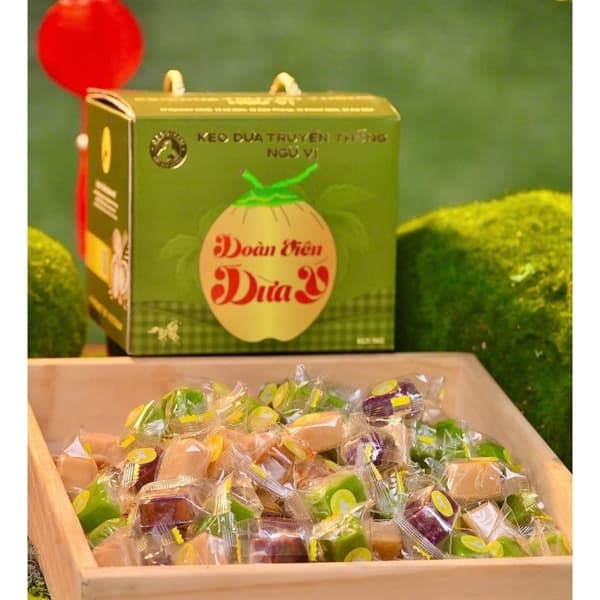 Kẹo dừa truyền thống ngũ vị (Hộp 1kg) 4