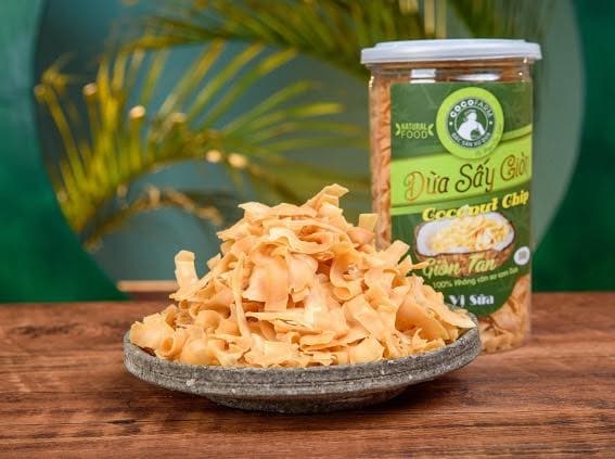Dừa sấy giòn vị sữa Bến Tre 2