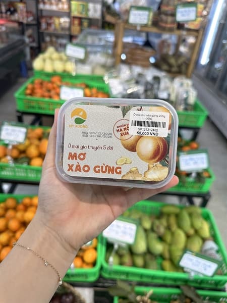 Ô mai mơ xào gừng 200g