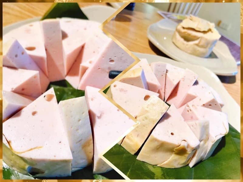 Giò lụa gói lá chuối HST 1kg 2