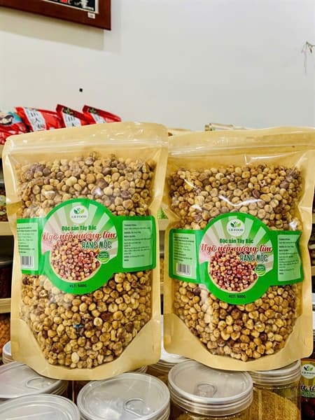 Ngô Nếp Tím Rang Củi Không Cay 500g