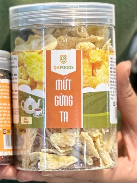 Mứt Gừng Ta Lát QA 250g