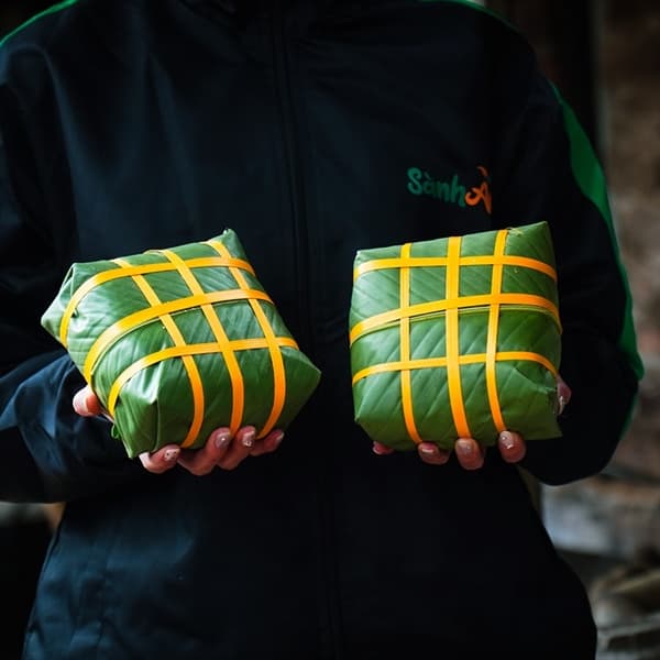 Bánh chưng Bờ Đậu Thái Nguyên vuông loại đặc biệt 3