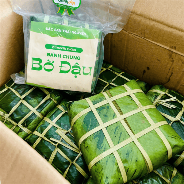Bánh chưng Bờ Đậu Thái Nguyên vuông loại đặc biệt