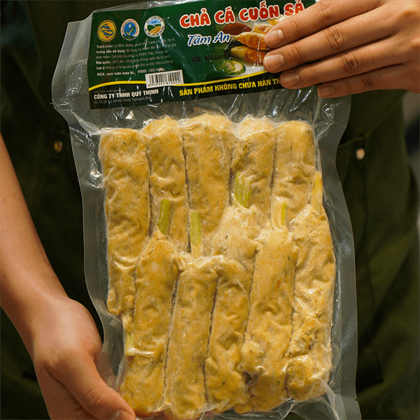 Chả cá cuốn sả 500g