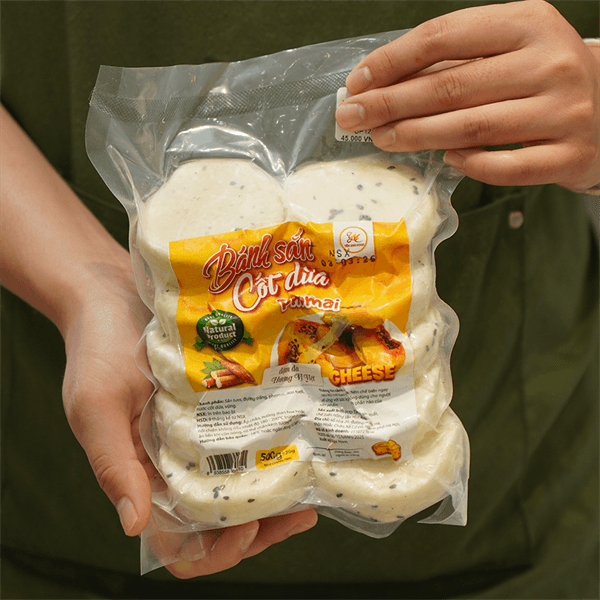 Bánh sắn cốt dừa phô mai Yến Anh