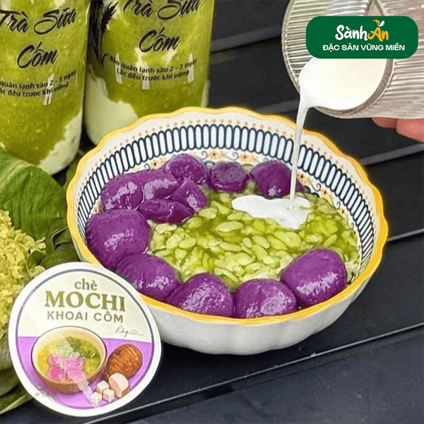 Chè mochi khoai cốm 2