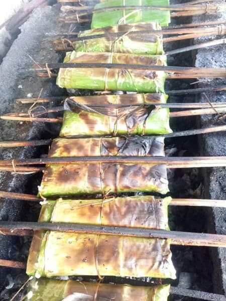 Thịt băm gói lá nướng 250g 2