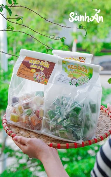 Kẹo dừa sáp không đường 350gr