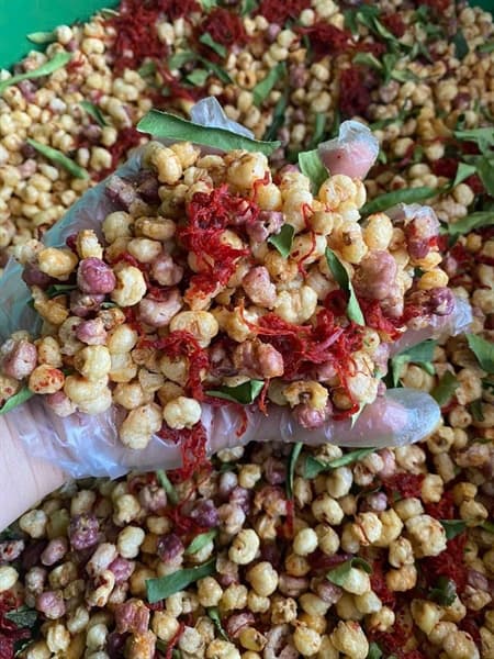 Ngô nếp nương tím rang củi vị phomai 2