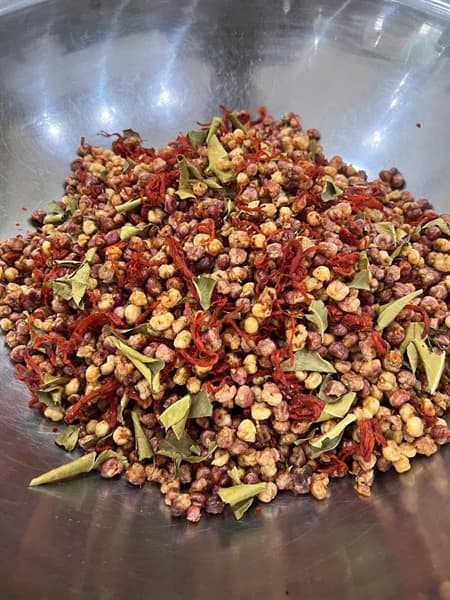 Ngô nếp nương tím rang củi vị phomai 3