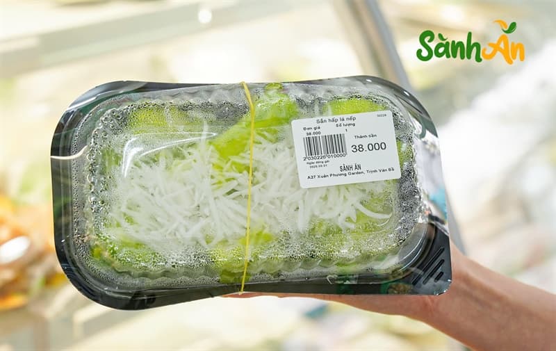 Sắn hấp lá nếp 3