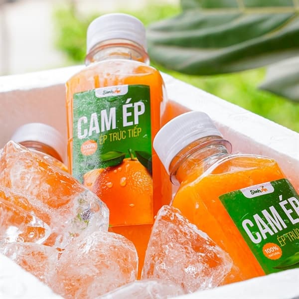 Cam ép nguyên chất chai 500ml
