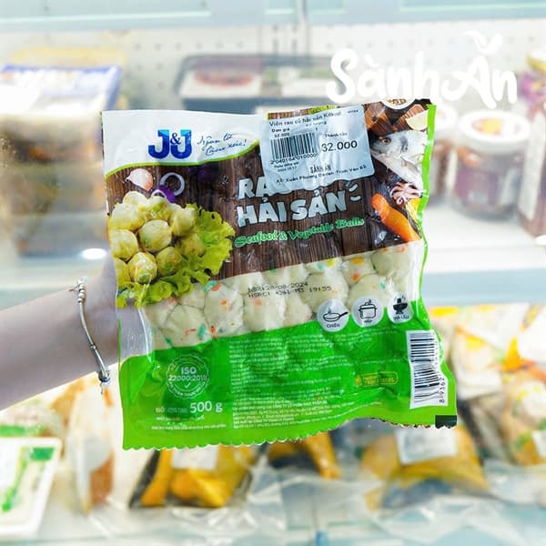 Viên rau củ hải sản Kitkool