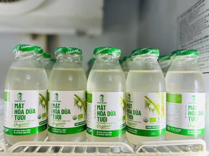 Nước uống Mật Hoa Dừa SokFarm 250ml 4