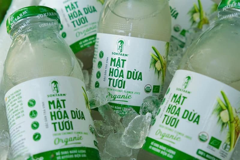 Nước uống Mật Hoa Dừa SokFarm 250ml 3
