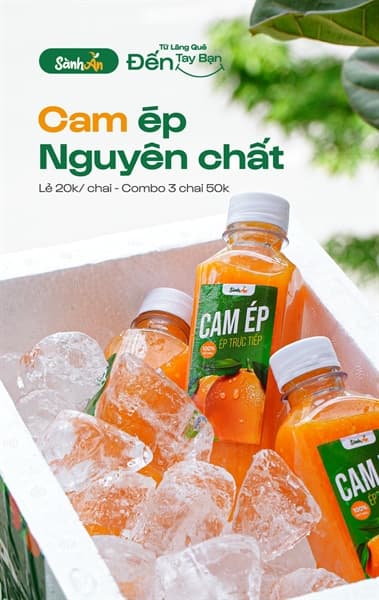 Cam ép nguyên chất chai 500ml 4