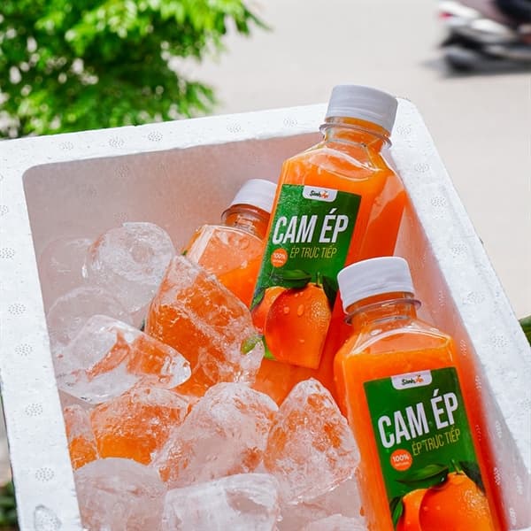 Cam ép nguyên chất chai 500ml 2