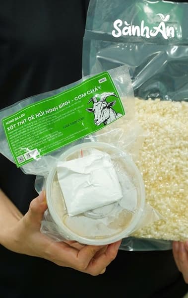 Xốt Thịt Dê Núi Ninh Bình-Cơm Cháy