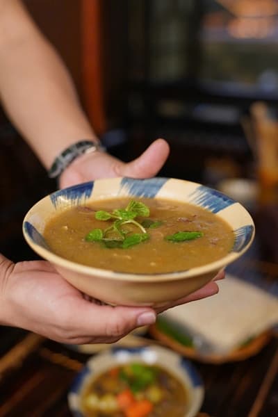 Xốt Thịt Dê Núi Ninh Bình-Cơm Cháy 3