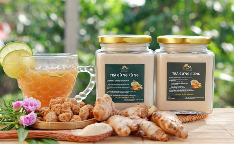Trà gừng Chạm Vị