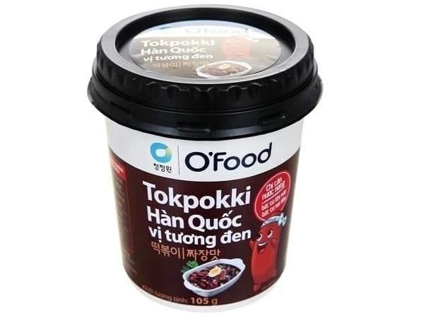 Tokpokki Hàn Quốc O'food vị tương đen 105g