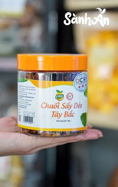 Chuối sấy dẻo Tây Bắc