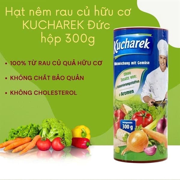 Hạt nêm rau củ Kucharek 300g - Đức