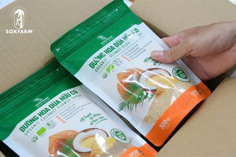 Đường hoa dừa hữu cơ 300g 3