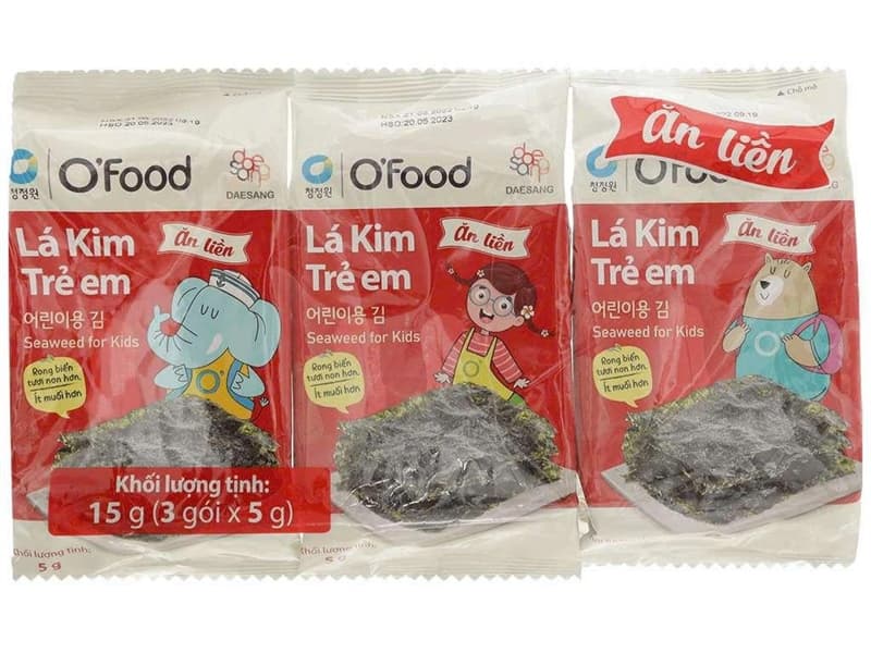 Lá kim trẻ em 5g lốc 3