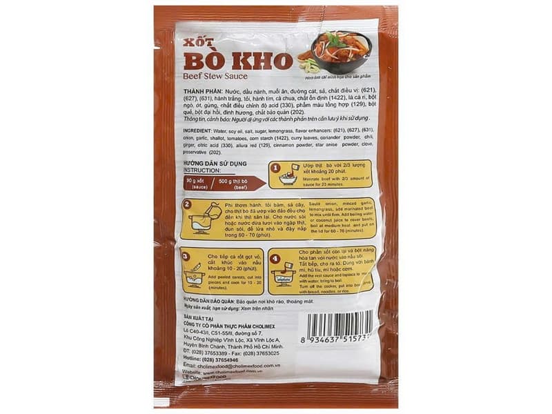 Sốt bò kho 90g 3