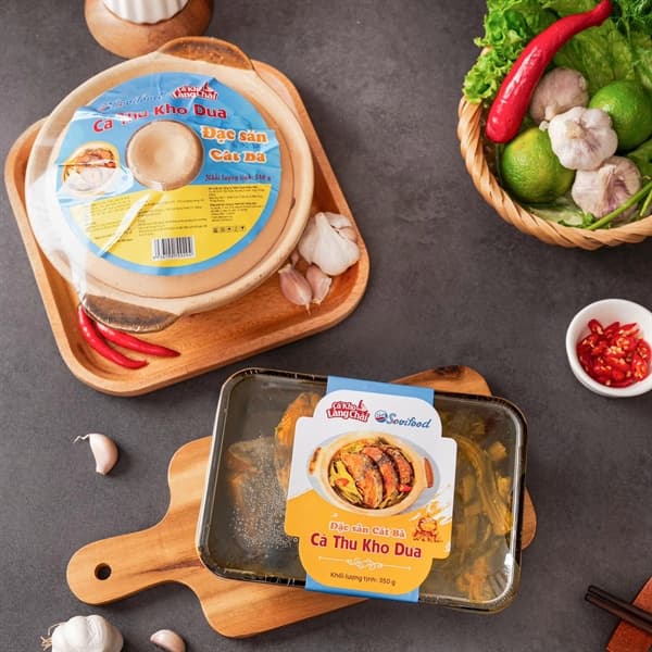 Cá thu kho dưa 350g 2