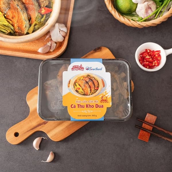 Cá thu kho dưa 350g