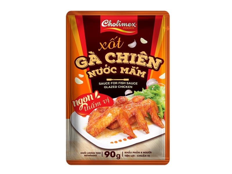 Gia vị xốt gà chiên nước mắm Cholimex 90g