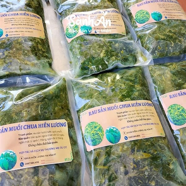 Rau sắn muối chua 2